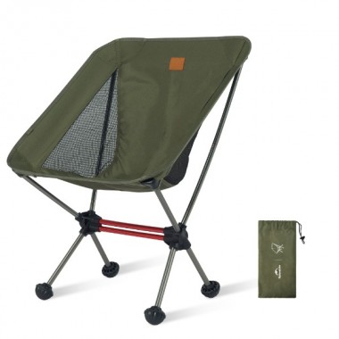 Кресло раскладное NATUREHIKE Stellaluna L01, ультра легкое, зеленое