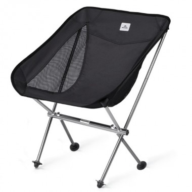 Стул складной NATUREHIKE Stellaluna L04, 1,1 кг, черный