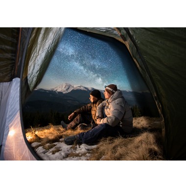 Тапочки теплые NATUREHIKE гусиный пух, черные