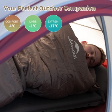 Спальный мешок NATUREHIKE Mummy Cotton, MJ300, 145х215см, коричневый