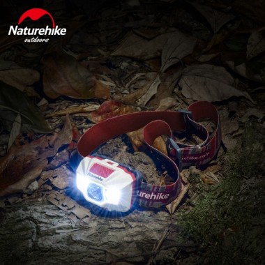 Фонарь налобный NATUREHIKE TD-02, 150lm, оранжево-серый